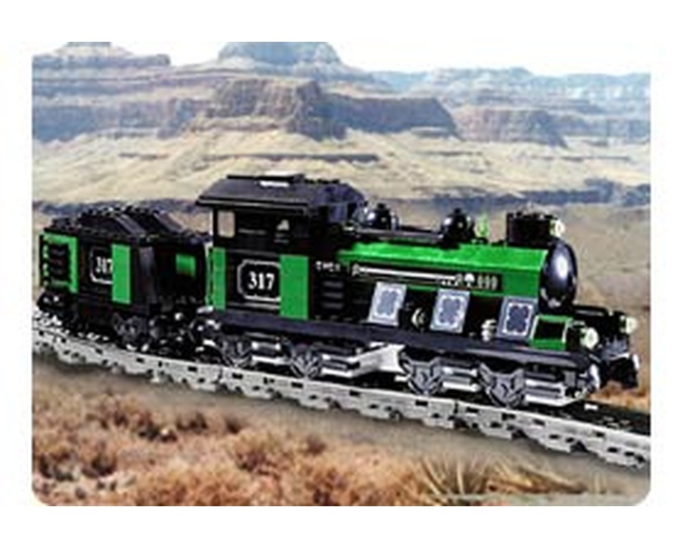 LEGO Set KT204-1 Large Train Engine with Tender Green (2001 Train > 9V ...