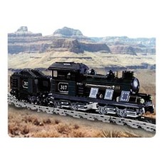 Large Train Engine with Tender Black (set KT205-1)