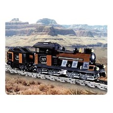 Large Train Engine with Tender Brown (set KT206-1)