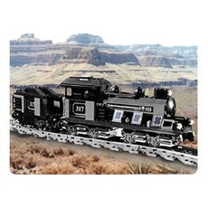 Large Train Engine with Tender Gray (set KT207-1)