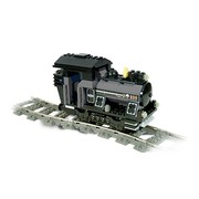 Small Train Engine Gray