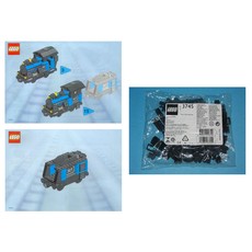Small Train Engine with Tender Black (set KT405-1)