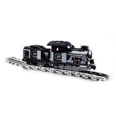 Small Train Engine with Tender Gray (set KT407-1)