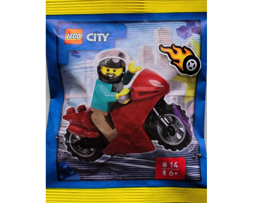 LEGO Set L0002222-1 Stunt Rider with Motorcycle (2026 City > Traffic ...