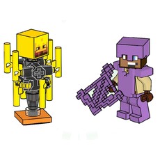 Hero in Enchanted Armour + Blaze (set L0002248-1)