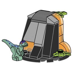 Raptor and Volcano