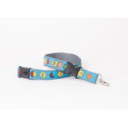 Minifigure Emoji Lanyard (Blue)