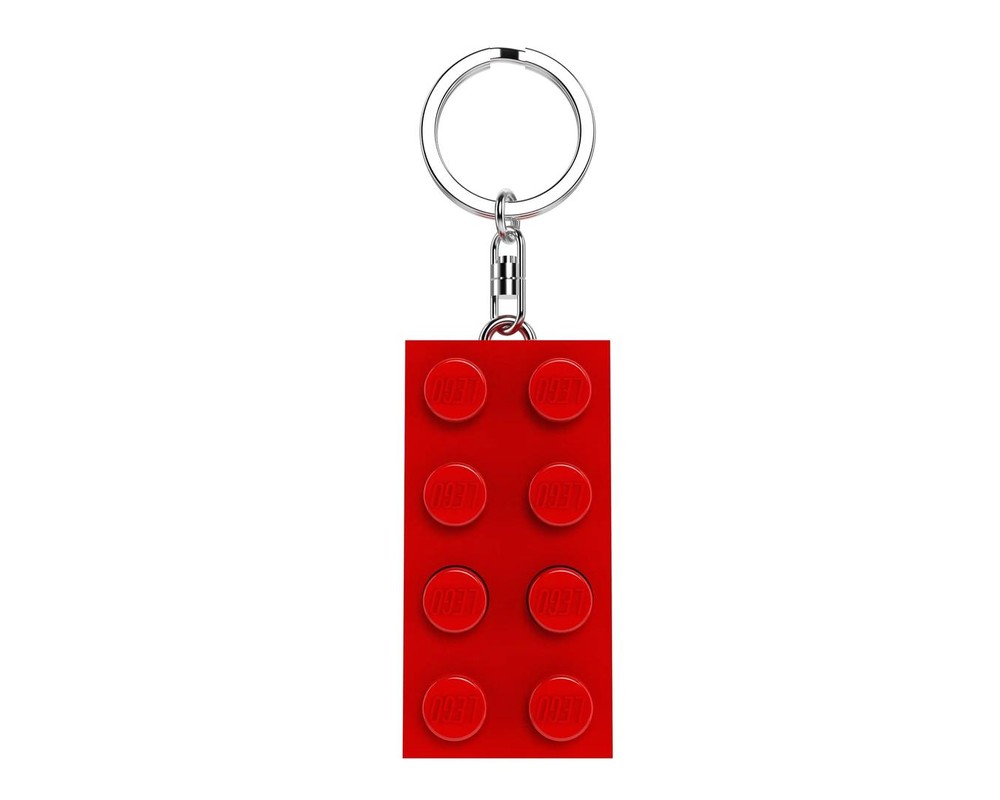 LEGO Set LGLKE234R-1 2 x 4 Brick Key Light V2 (Red) (2025 Gear > Key ...