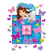 Friends Brick Night Light and Wall Decals - Olivia