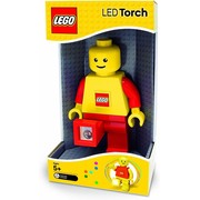 Minifigure Flashlight with Yellow Torso, Red arms and Red Legs
