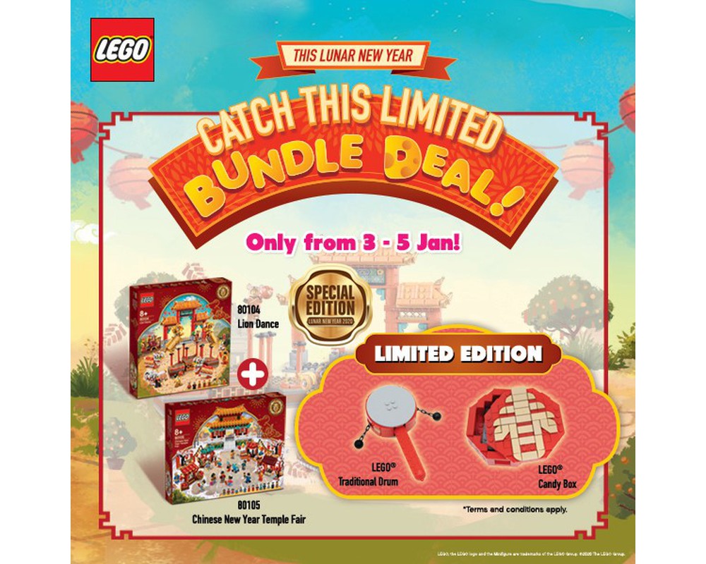 LEGO Set LUNARNEWYEAR-1 Lunar New Year Bundle (2020 Chinese Traditional