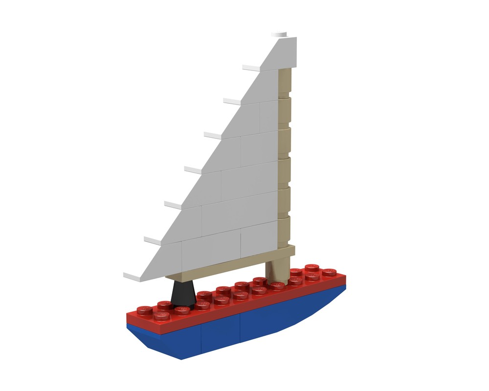 LEGO Set MMMB0091 Sailing Boat (2009 LEGO Brand Store > Monthly Mini