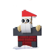 Santa In A Chimney