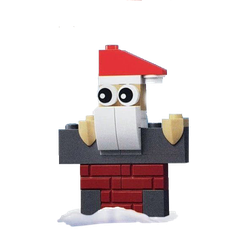Santa In A Chimney