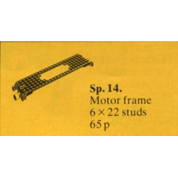 Train Motor Plate with Coupler