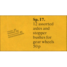Axles with Connectors (set Sp17-1)