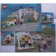 LEGO Set 1197-1 Telekom Race Cyclist and Television Motorbike