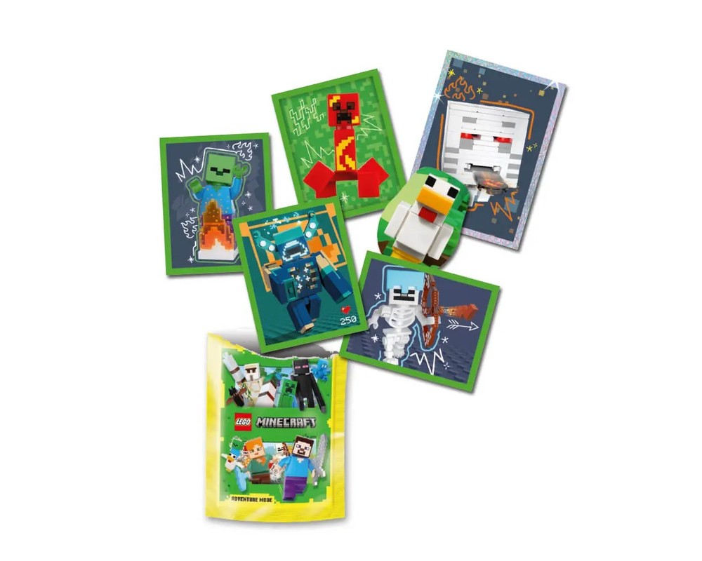 LEGO Set TRADINGCARD-17 Minecraft Sticker Collection: Adventure Mode ...