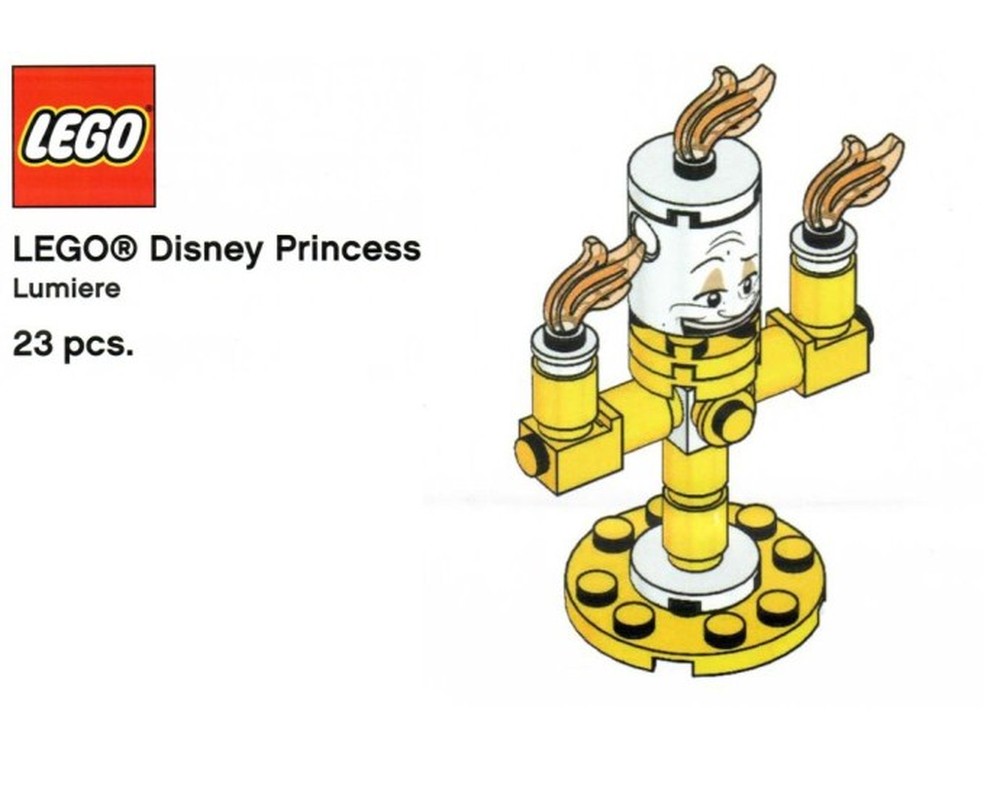 LEGO Set TRULUMIERE1 Lumiere (2016 Disney) Rebrickable Build with LEGO