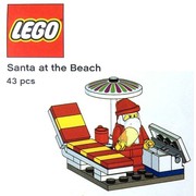 Santa at the Beach