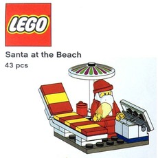 Santa at the Beach (set TRUSANTA-1)