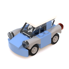 Mini Flying Ford Anglia (set TRUWEASLEYCAR-1)