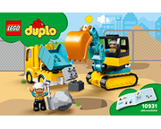 lego duplo excavator instructions