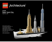LEGO Architecture 21028 NEW YORK CITY 598pc SET Complete w/Instructions no  box 673419247160