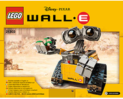 LEGO Building Instructions for 21303-1 WALL•E [Original Version] - BI 3018, 124+4/115+150g SILK, 21303 V29
