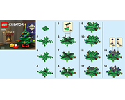 LEGO Instructions - 30576-1 Holiday Tree | Rebrickable - Build