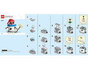 LEGO Instructions - 30645-1 Snowman | Rebrickable - Build with LEGO