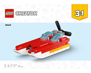 Lego red plane instructions online