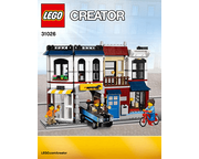 LEGO Instructions - 31026-1 Bike Shop & Cafe | Rebrickable - Build