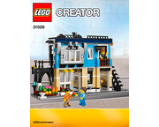 ピンピコピン LEGO Instructions - 31026-1 Bike Shop & Cafe | Rebrickable - Build