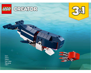 LEGO Set Instructions - 31088-1 Deep Sea Creatures | Rebrickable 