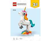 LEGO Building Instructions for 31140-1 Magical Unicorn - BI 3105, 52, 31140 V29, 1/3