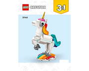 LEGO Building Instructions for 31140-1 Magical Unicorn - BI 3105, 52, 31140 V39, 1/3