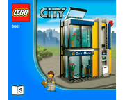 Uretfærdighed Ledelse sum LEGO Instructions - 3661-1 Bank & Money Transfer | Rebrickable - Build with  LEGO