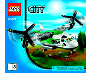 lego air cargo plane instructions 60021