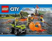 entusiasta Amigo por correspondencia Significativo LEGO Set Instructions - 60120-1 Volcano Starter Set | Rebrickable - Build  with LEGO