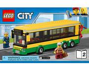 entusiastisk ønskelig Colonial LEGO Instructions - 60154-1 Bus Station | Rebrickable - Build with LEGO