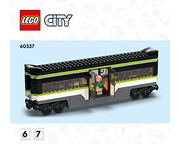 Manuale di istruzioni del treno passeggeri LEGO City Express 60337