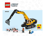 ひひページです LEGO Instructions - 60420-1 Yellow Construction Excavator