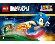 LEGO Dimensions Sonic the Hedgehog Level Pack The Tornado Sonic Speedster  71244