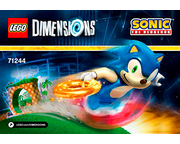 LEGO Dimensions Sonic the Hedgehog Level Pack The Tornado Sonic