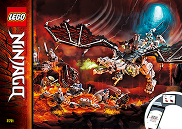 Review: 71721-1 - Skull Sorcerer's Dragon | Rebrickable - Build