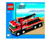 væg Overfrakke mængde af salg LEGO Instructions - 7213-1 Off-Road Fire Truck & Fireboat | Rebrickable -  Build with LEGO