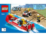 væg Overfrakke mængde af salg LEGO Instructions - 7213-1 Off-Road Fire Truck & Fireboat | Rebrickable -  Build with LEGO