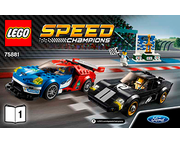 reb Afskrække Modsatte LEGO Instructions - 75881-1 2016 Ford GT & 1966 Ford GT40 | Rebrickable -  Build with LEGO