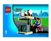 Bygge videre på Børnehave æg LEGO Instructions - 7733-1 Truck & Forklift | Rebrickable - Build with LEGO